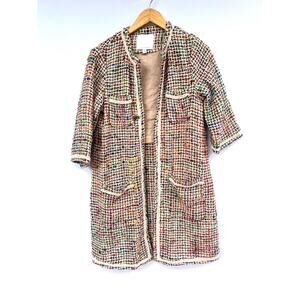 Anthropologie Tweed Berwyn Coat Small